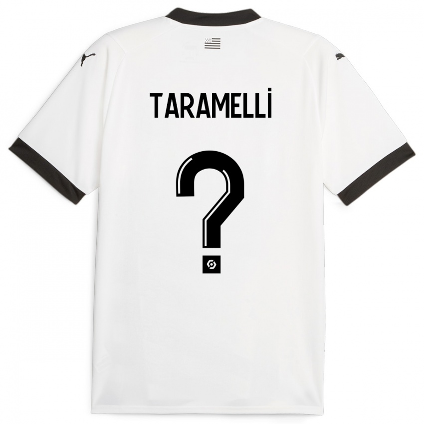 Kinder Valentin Taramelli #0 Weiß Auswärtstrikot Trikot 2023/24 T-Shirt Österreich