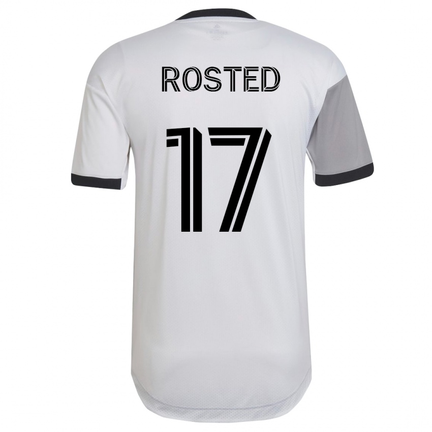 Kinder Sigurd Rosted #17 Weiß Auswärtstrikot Trikot 2023/24 T-Shirt Österreich