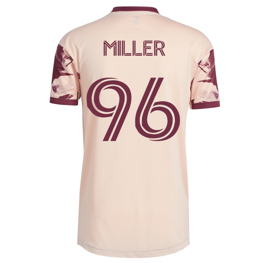 Kinder Carver Miller #96 Cremefarben Auswärtstrikot Trikot 2023/24 T-Shirt Österreich