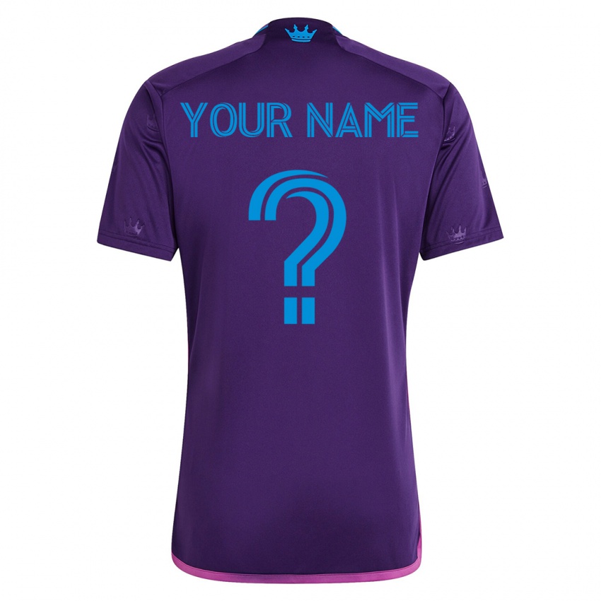 Kinder Ihren Namen #0 Violett Auswärtstrikot Trikot 2023/24 T-Shirt Österreich