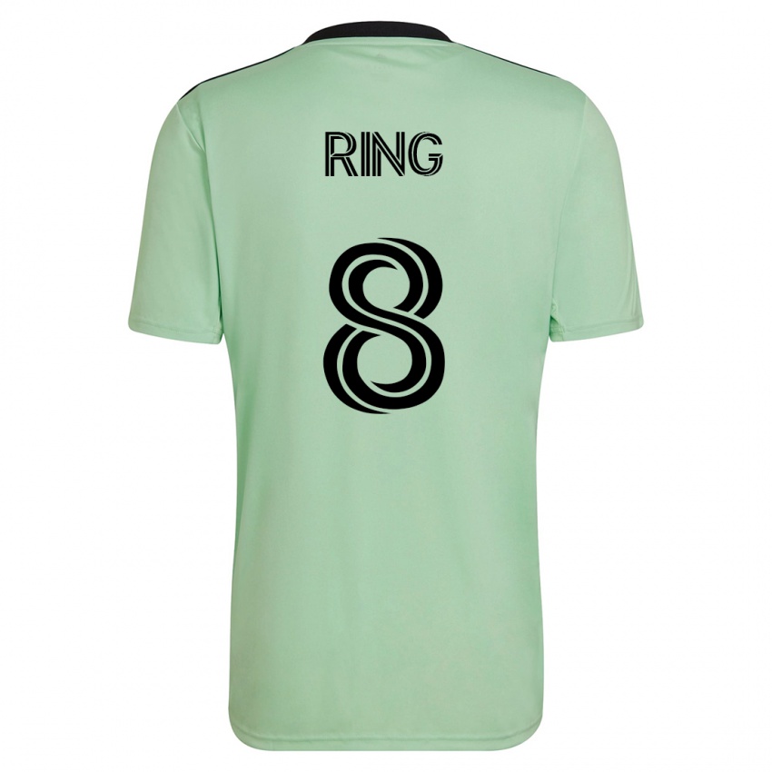Kinder Alexander Ring #8 Hellgrün Auswärtstrikot Trikot 2023/24 T-Shirt Österreich