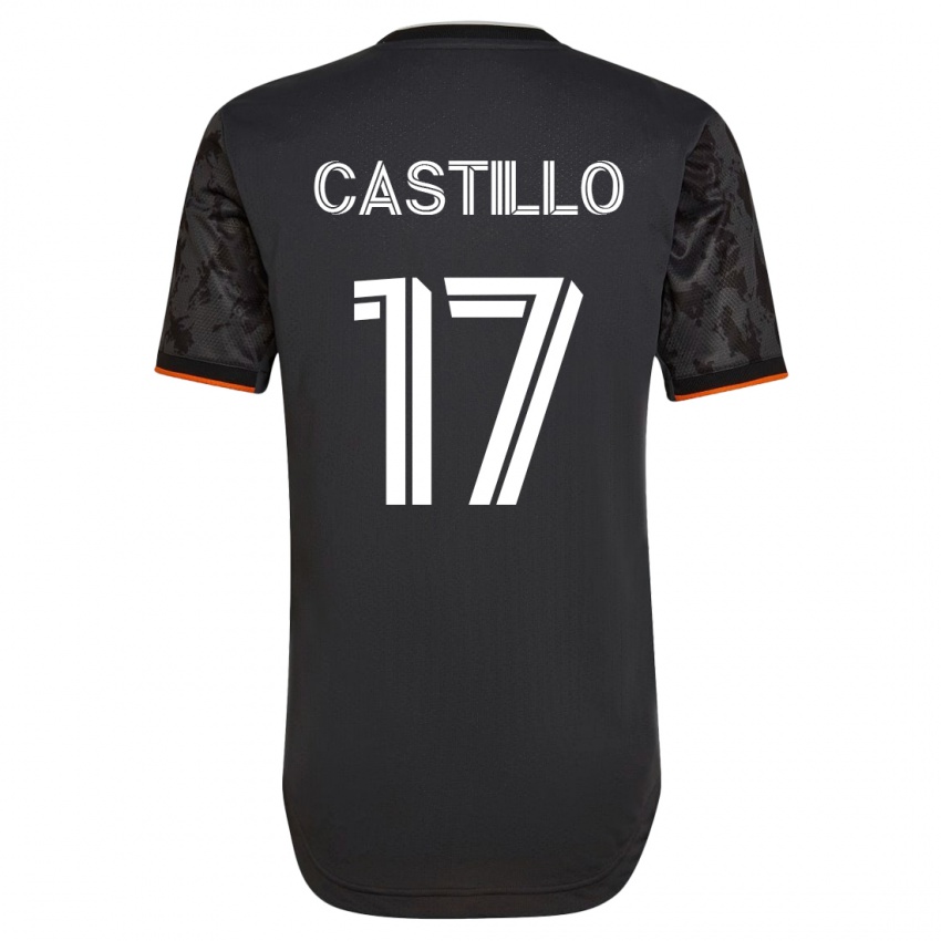 Kinder Joyner Castillo #17 Schwarz Auswärtstrikot Trikot 2023/24 T-Shirt Österreich