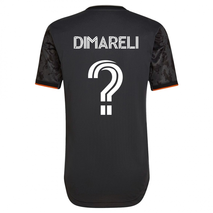 Kinder Mattheo Dimareli #0 Schwarz Auswärtstrikot Trikot 2023/24 T-Shirt Österreich