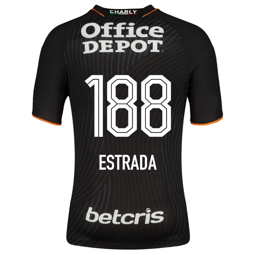 Kinder Ángel Estrada #188 Schwarz Auswärtstrikot Trikot 2023/24 T-Shirt Österreich