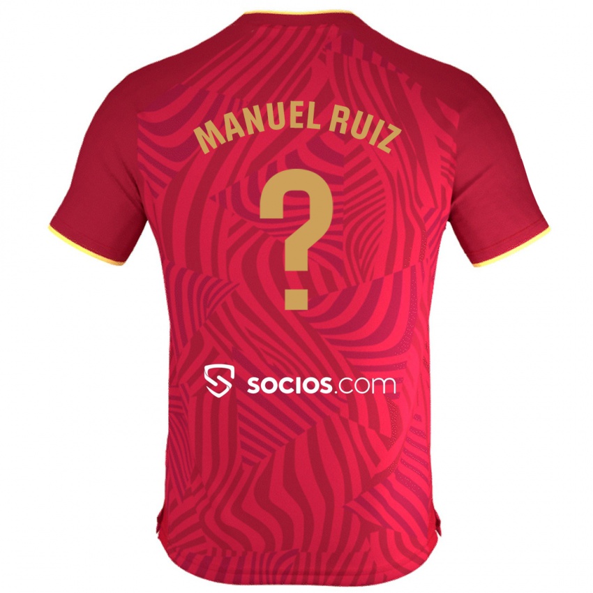 Kinder José Manuel Ruiz #0 Rot Auswärtstrikot Trikot 2023/24 T-Shirt Österreich