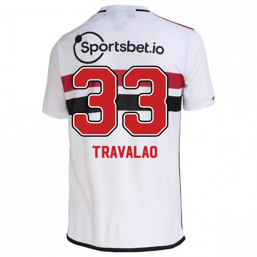Herren Rafa Travalão #33 Weiß Heimtrikot Trikot 2023/24 T-Shirt Österreich