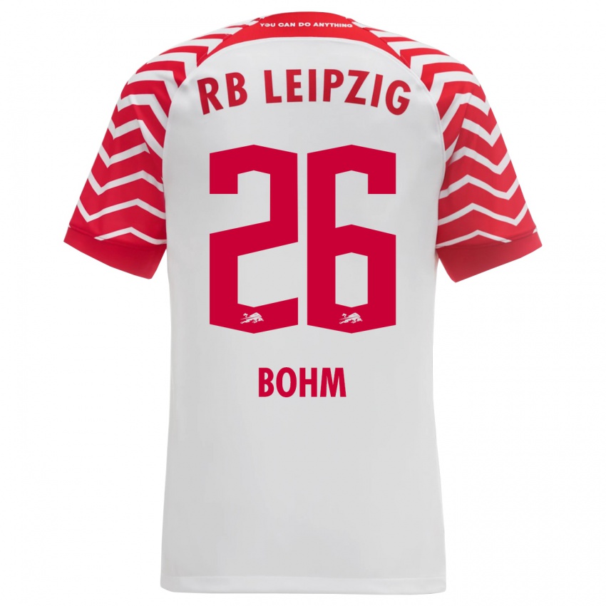 Herren Pepe Böhm #26 Weiß Heimtrikot Trikot 2023/24 T-Shirt Österreich