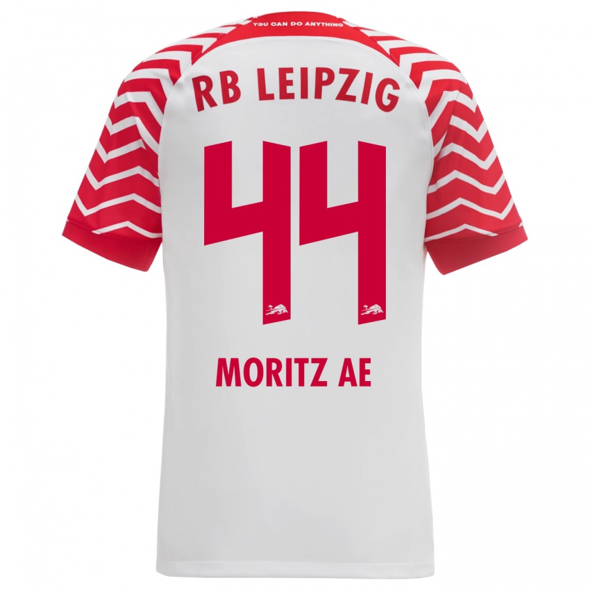 Herren Moritz Aé #44 Weiß Heimtrikot Trikot 2023/24 T-Shirt Österreich