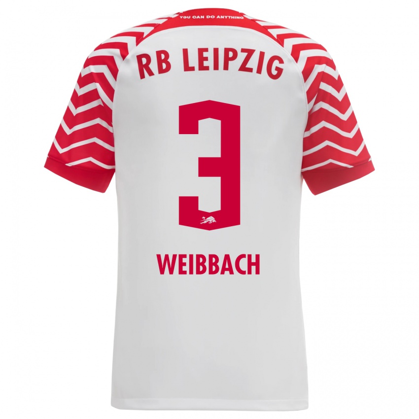Herren Noah Weißbach #3 Weiß Heimtrikot Trikot 2023/24 T-Shirt Österreich
