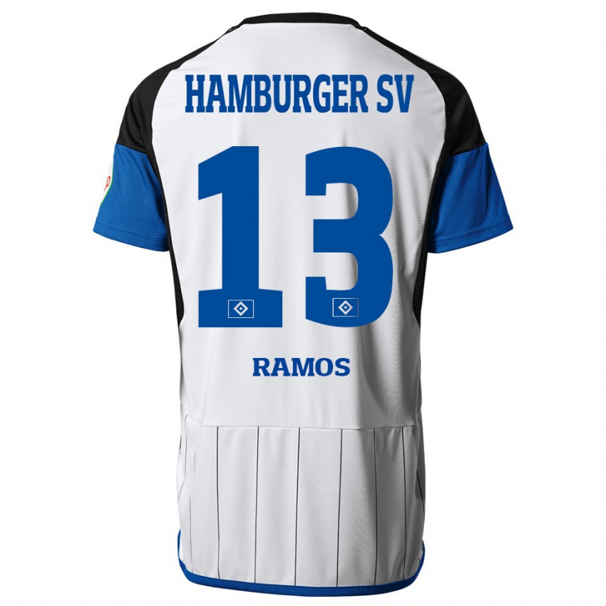 Herren Guilherme Ramos #13 Weiß Heimtrikot Trikot 2023/24 T-Shirt Österreich