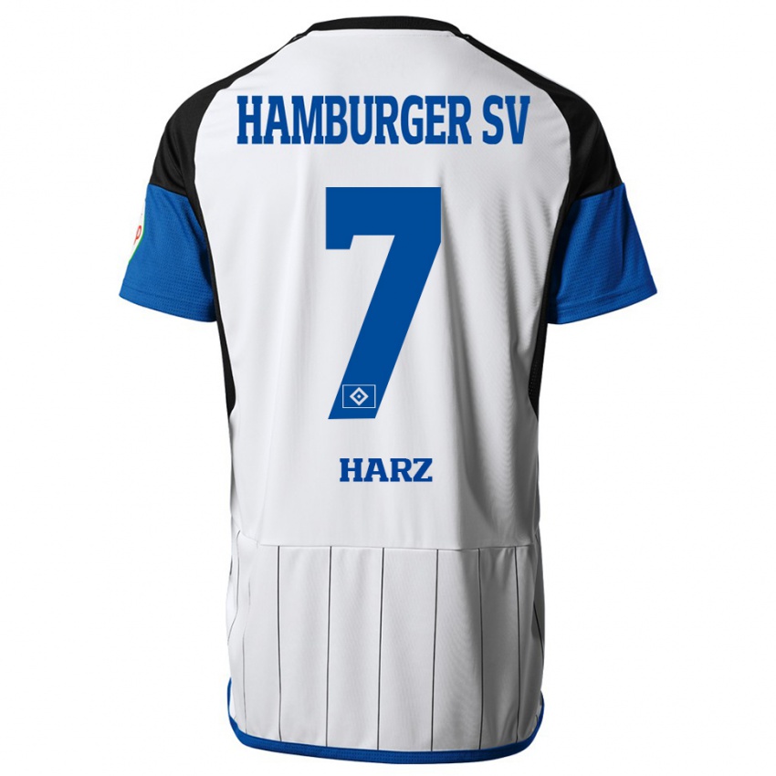 Herren Theo Harz #7 Weiß Heimtrikot Trikot 2023/24 T-Shirt Österreich