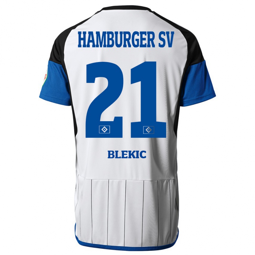 Herren Romeo Blekic #21 Weiß Heimtrikot Trikot 2023/24 T-Shirt Österreich