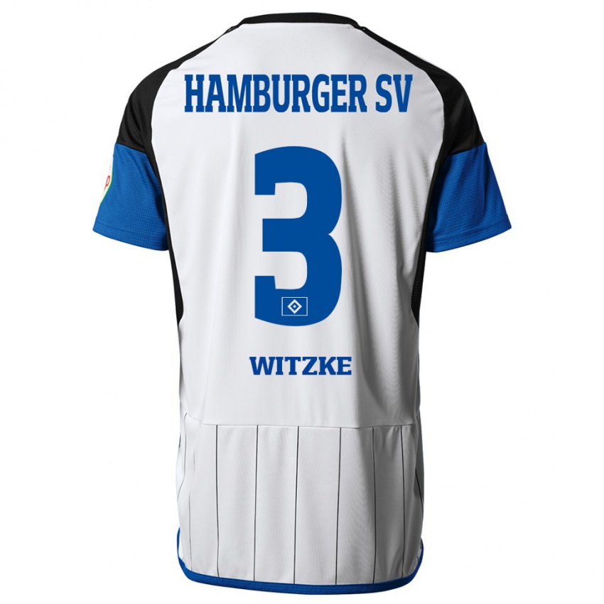 Herren Oliver Witzke #3 Weiß Heimtrikot Trikot 2023/24 T-Shirt Österreich