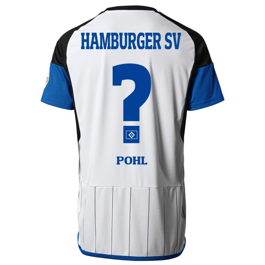Herren Jannik Pohl #0 Weiß Heimtrikot Trikot 2023/24 T-Shirt Österreich
