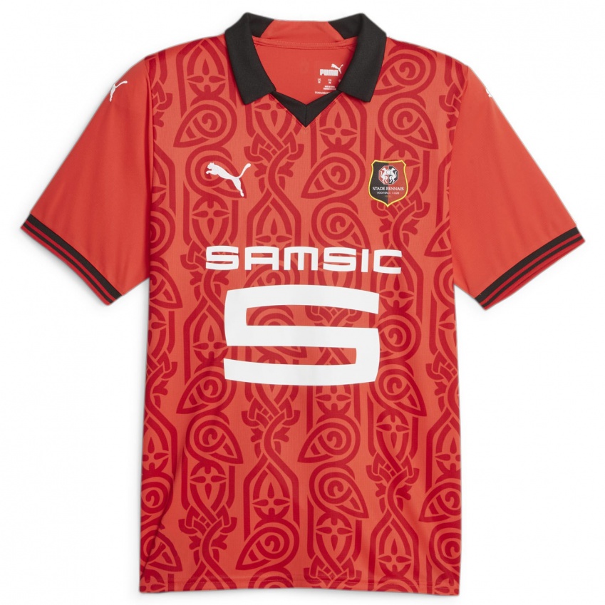Herren Rayan Bamba #0 Rot Heimtrikot Trikot 2023/24 T-Shirt Österreich