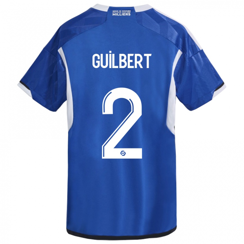Herren Frederic Guilbert #2 Blau Heimtrikot Trikot 2023/24 T-Shirt Österreich