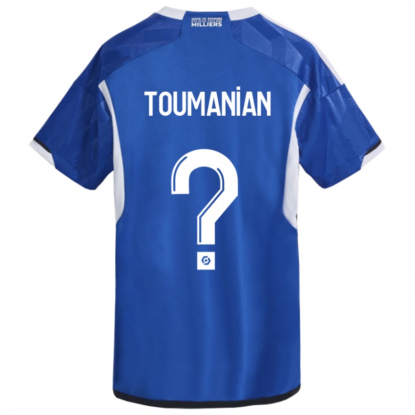 Herren Anthony Toumanian #0 Blau Heimtrikot Trikot 2023/24 T-Shirt Österreich