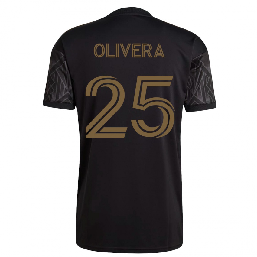 Herren Cristian Olivera #25 Schwarz Heimtrikot Trikot 2023/24 T-Shirt Österreich