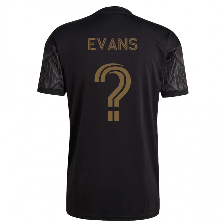 Herren Matthew Evans #0 Schwarz Heimtrikot Trikot 2023/24 T-Shirt Österreich