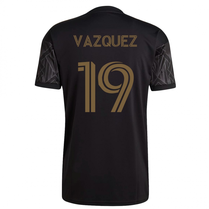 Herren Favian Vazquez #19 Schwarz Heimtrikot Trikot 2023/24 T-Shirt Österreich