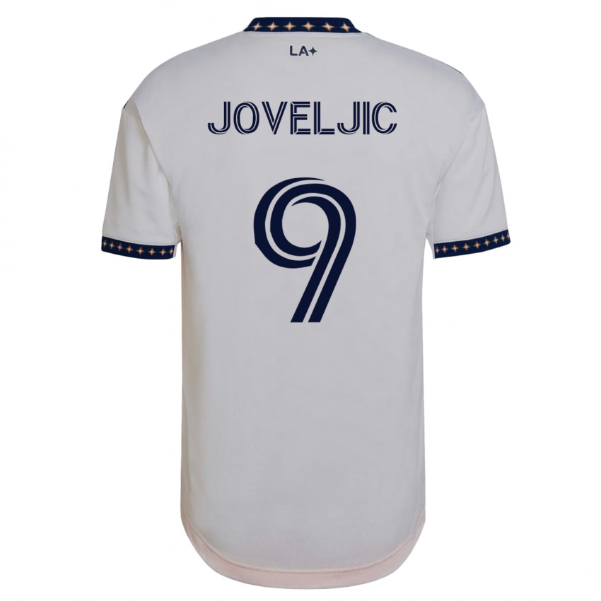 Herren Dejan Joveljic #9 Weiß Heimtrikot Trikot 2023/24 T-Shirt Österreich