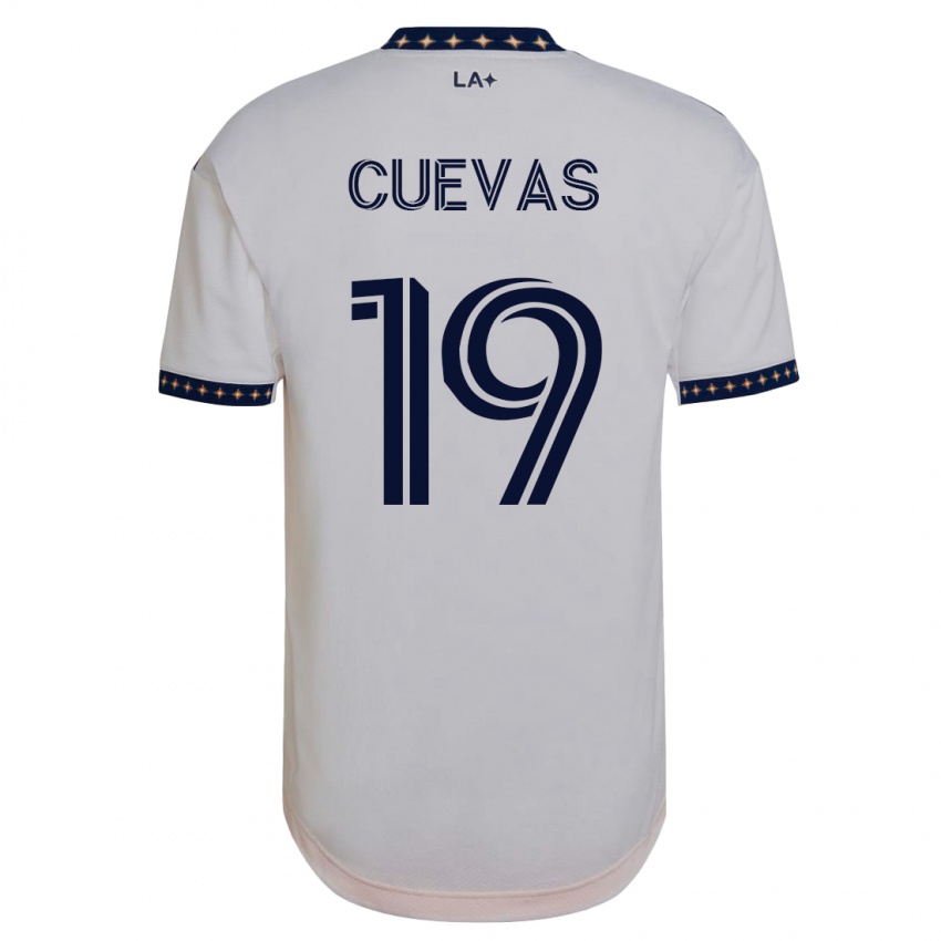 Herren Mauricio Cuevas #19 Weiß Heimtrikot Trikot 2023/24 T-Shirt Österreich