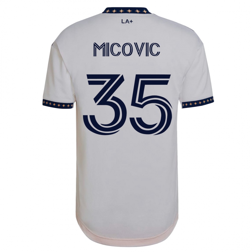 Herren Novak Micovic #35 Weiß Heimtrikot Trikot 2023/24 T-Shirt Österreich