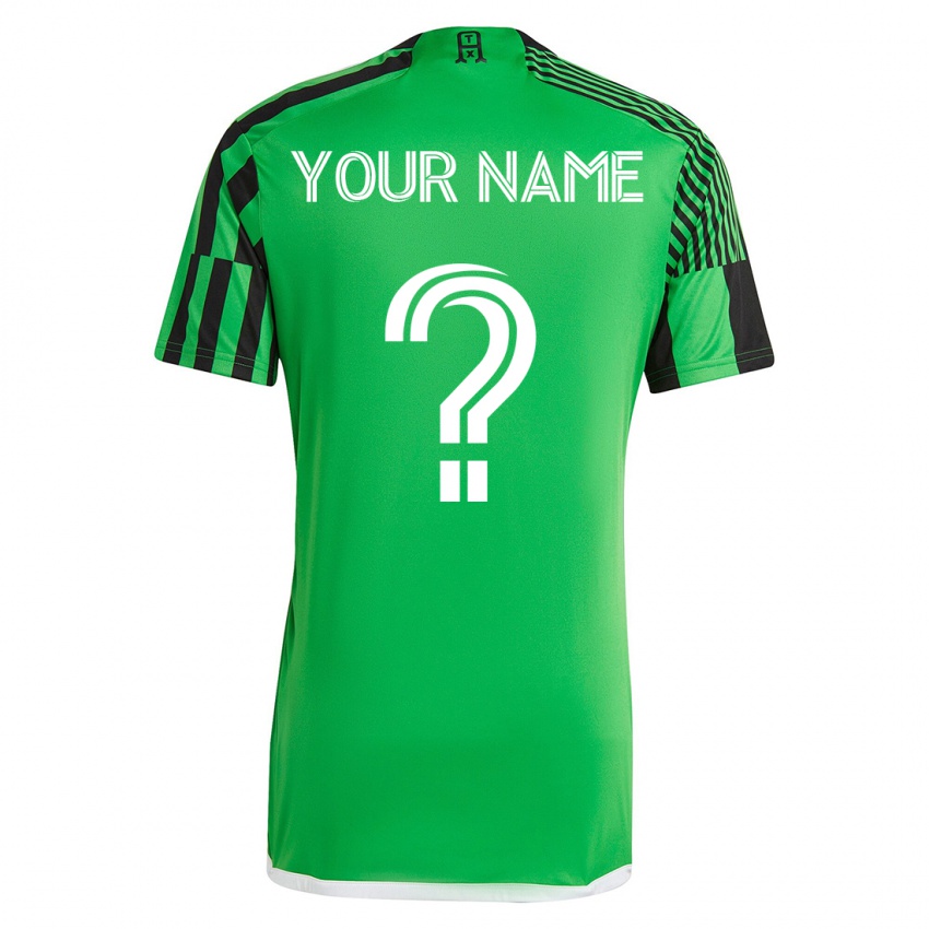 Herren Ihren Namen #0 Grün Schwarz Heimtrikot Trikot 2023/24 T-Shirt Österreich