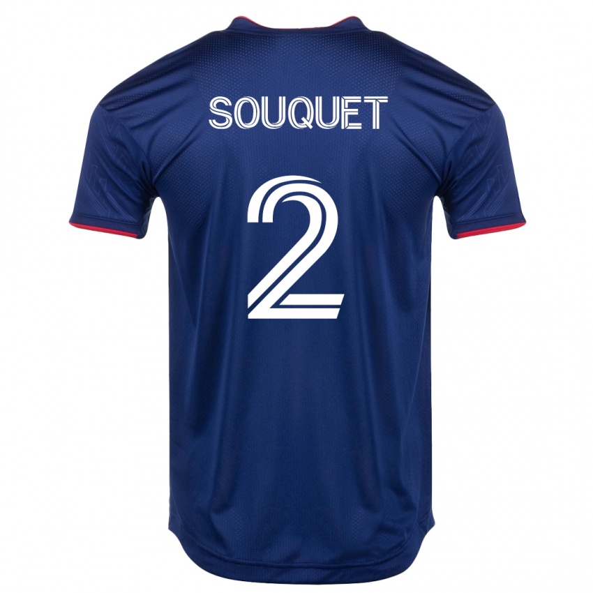 Herren Arnaud Souquet #2 Marine Heimtrikot Trikot 2023/24 T-Shirt Österreich