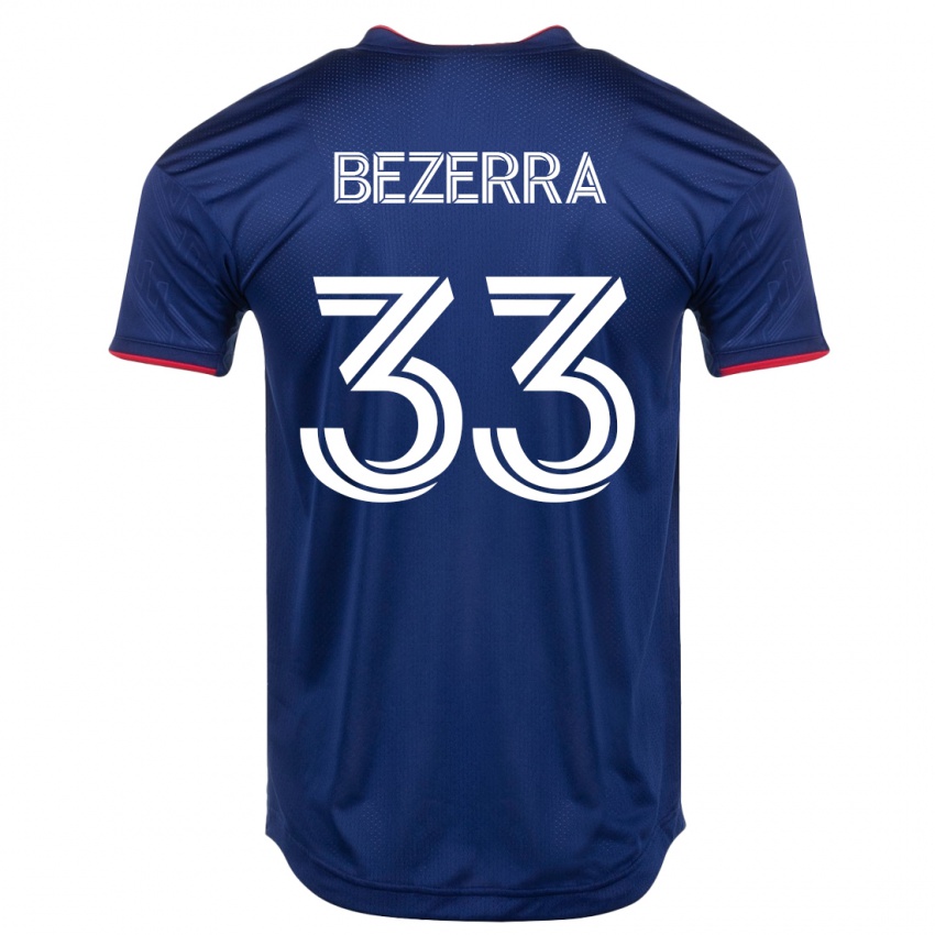 Herren Victor Bezerra #33 Marine Heimtrikot Trikot 2023/24 T-Shirt Österreich