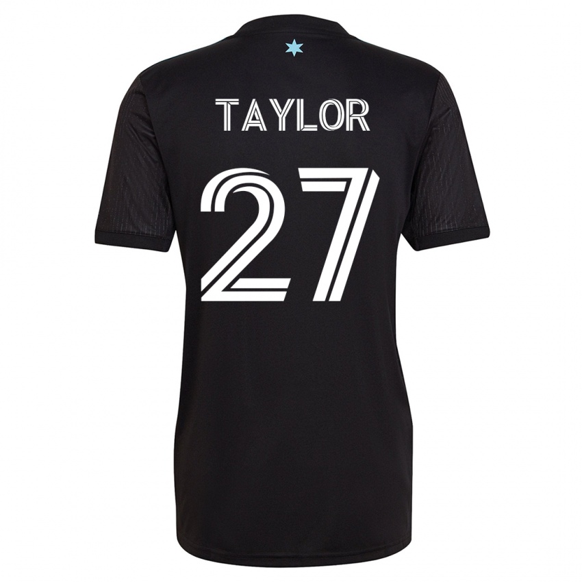 Herren D.j. Taylor #27 Schwarz Heimtrikot Trikot 2023/24 T-Shirt Österreich