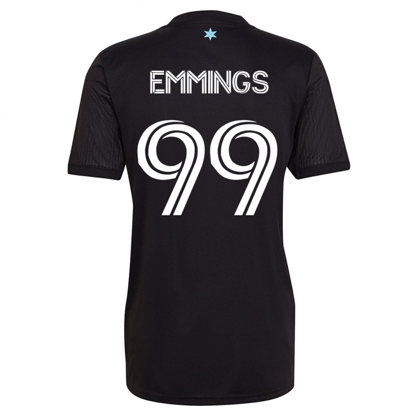 Herren Fred Emmings #99 Schwarz Heimtrikot Trikot 2023/24 T-Shirt Österreich