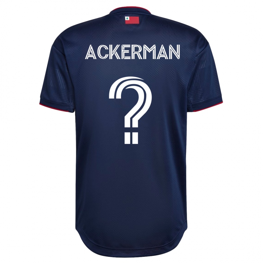 Herren Eli Ackerman #0 Marine Heimtrikot Trikot 2023/24 T-Shirt Österreich