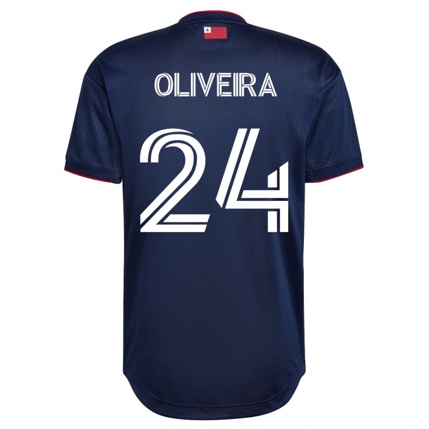 Herren Cristiano Oliveira #24 Marine Heimtrikot Trikot 2023/24 T-Shirt Österreich