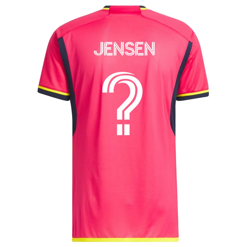 Herren Isak Jensen #0 Rosa Heimtrikot Trikot 2023/24 T-Shirt Österreich