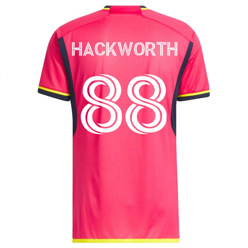 Herren Larsen Hackworth #88 Rosa Heimtrikot Trikot 2023/24 T-Shirt Österreich