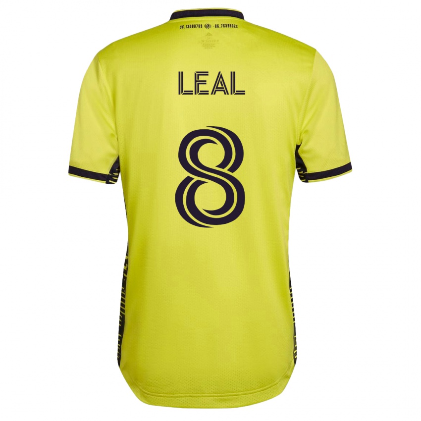 Herren Randall Leal #8 Gelb Heimtrikot Trikot 2023/24 T-Shirt Österreich