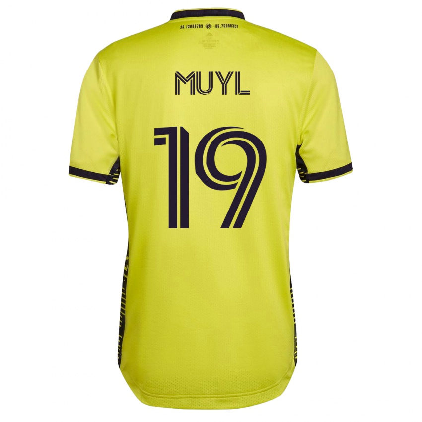 Herren Alex Muyl #19 Gelb Heimtrikot Trikot 2023/24 T-Shirt Österreich