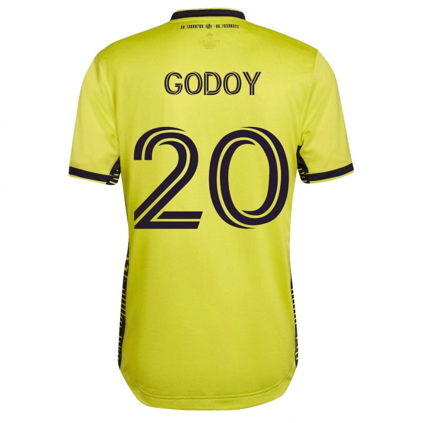 Herren Aníbal Godoy #20 Gelb Heimtrikot Trikot 2023/24 T-Shirt Österreich