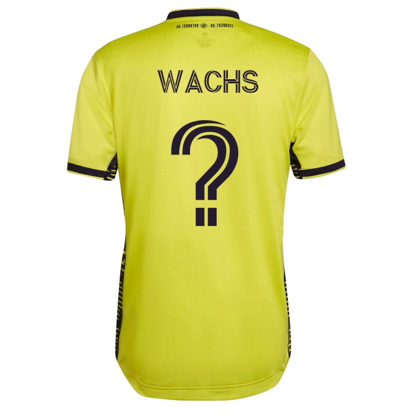 Herren Eli Wachs #0 Gelb Heimtrikot Trikot 2023/24 T-Shirt Österreich