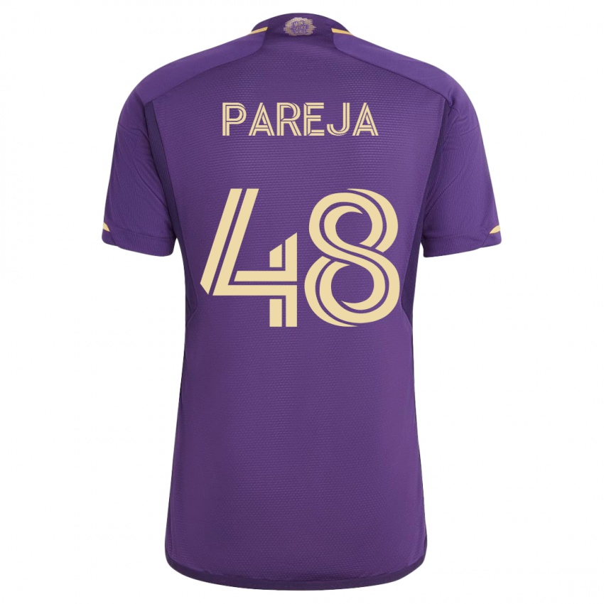 Herren Diego Pareja #48 Violett Heimtrikot Trikot 2023/24 T-Shirt Österreich