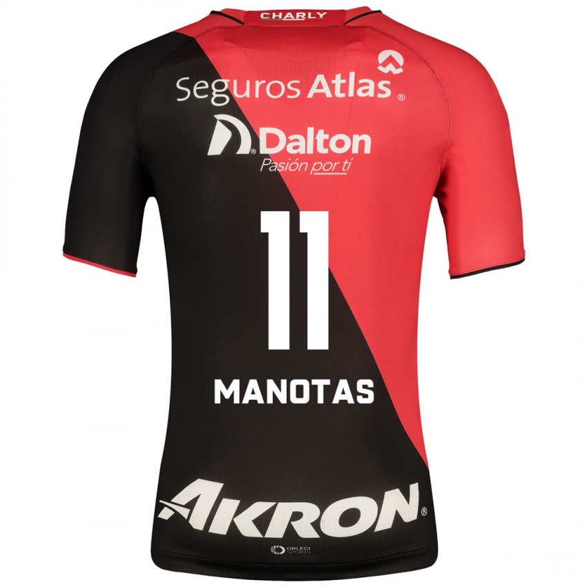 Herren Mauro Manotas #11 Schwarz Heimtrikot Trikot 2023/24 T-Shirt Österreich