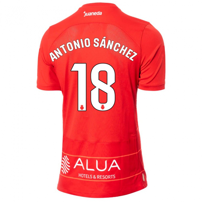 Herren Antonio Sánchez #18 Rot Heimtrikot Trikot 2023/24 T-Shirt Österreich