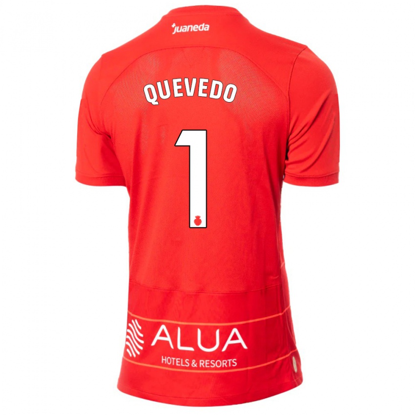 Herren Alex Quevedo #1 Rot Heimtrikot Trikot 2023/24 T-Shirt Österreich