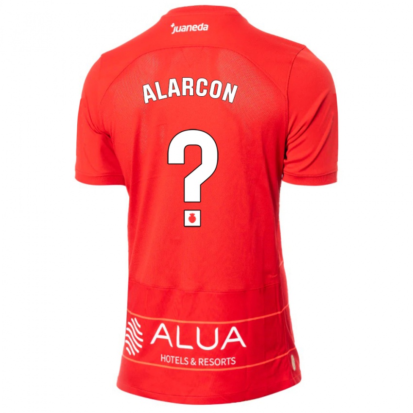 Herren Raúl Alarcón #0 Rot Heimtrikot Trikot 2023/24 T-Shirt Österreich