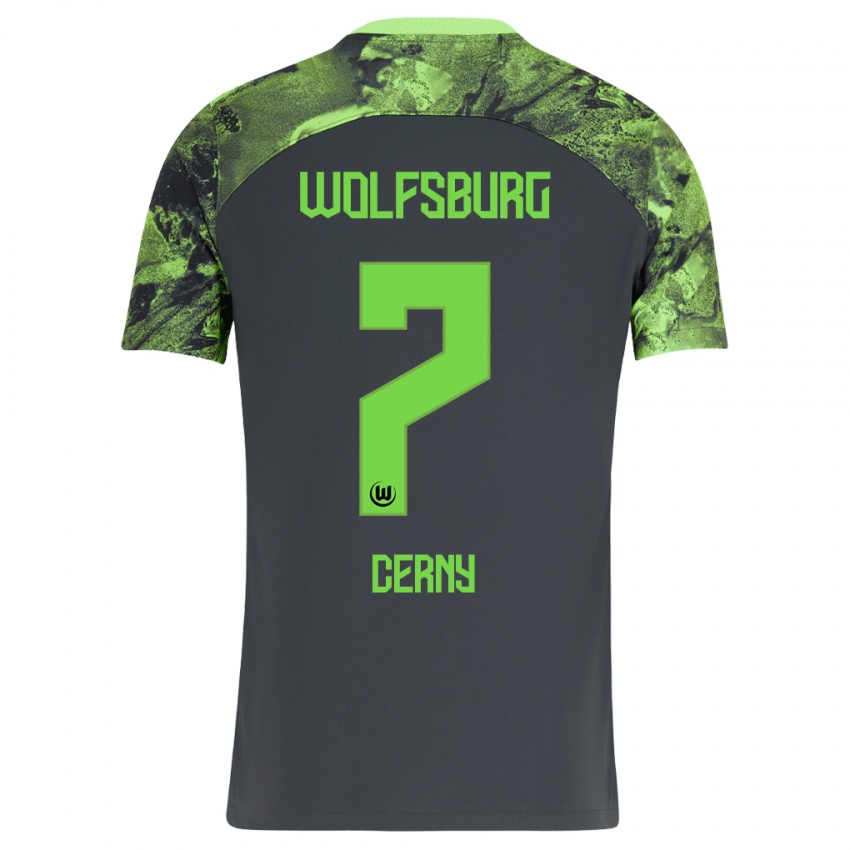 Herren Vaclav Cerny #7 Dunkelgrau Auswärtstrikot Trikot 2023/24 T-Shirt Österreich