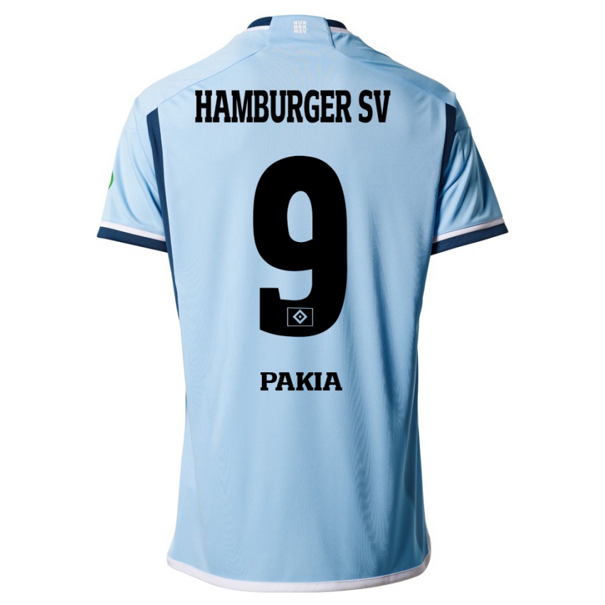 Herren Ware Pakia #9 Blau Auswärtstrikot Trikot 2023/24 T-Shirt Österreich