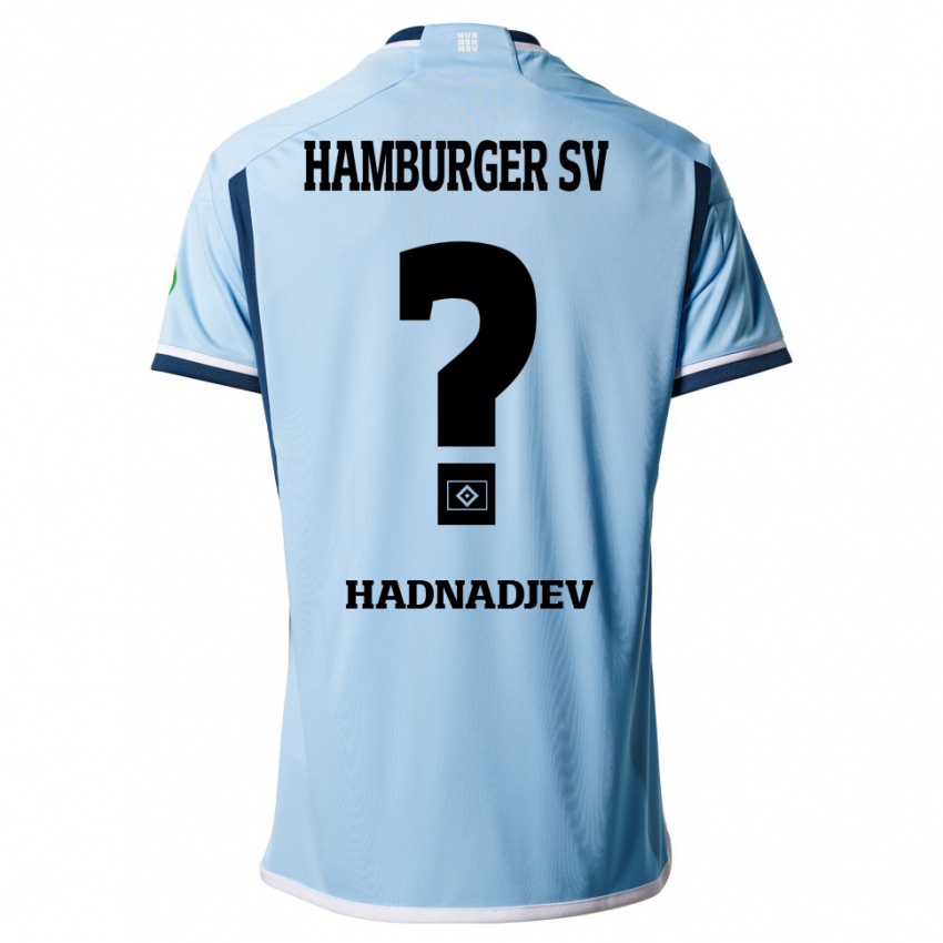 Herren Marko Hadnadjev #0 Blau Auswärtstrikot Trikot 2023/24 T-Shirt Österreich