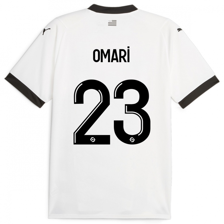 Herren Warmed Omari #23 Weiß Auswärtstrikot Trikot 2023/24 T-Shirt Österreich