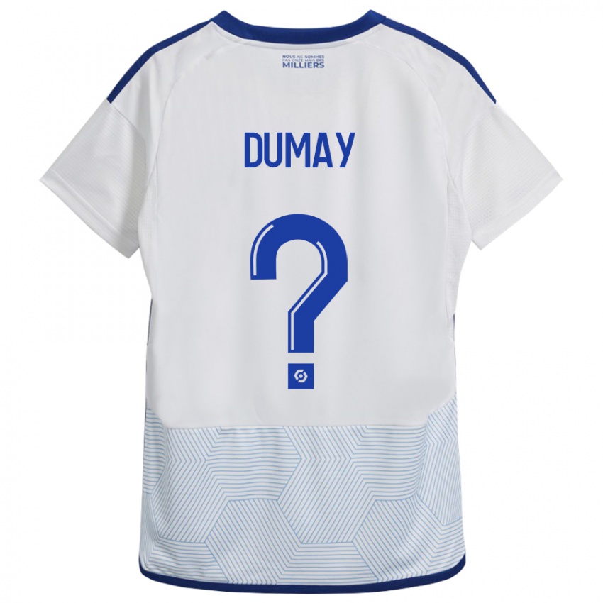 Herren Yoann Dumay #0 Weiß Auswärtstrikot Trikot 2023/24 T-Shirt Österreich